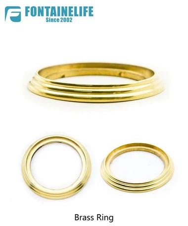 Tapa de boquilla de latón con junta tórica-