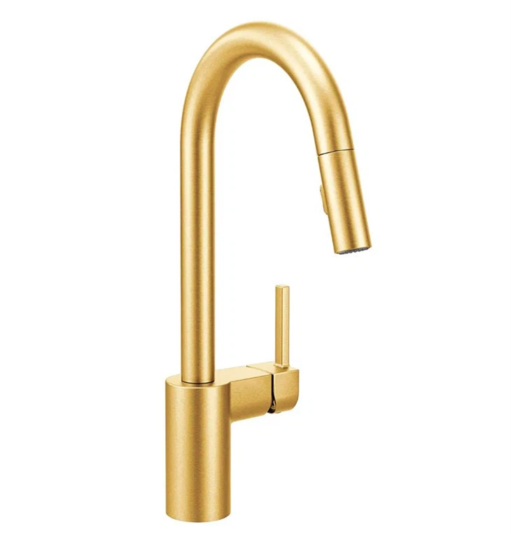 Grifo de cocina dorado-sin plomo