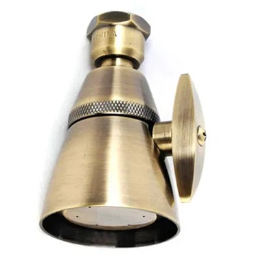 Cabezal de ducha redondo de bronce frotado con aceite