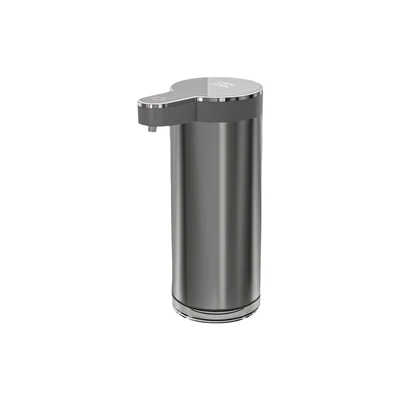 Dispensador automático de jabón de acero inoxidable con pantalla LED